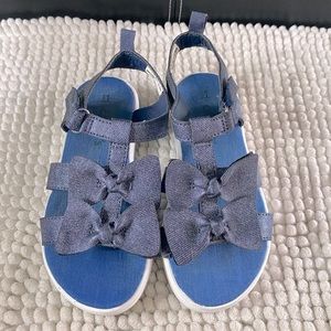 Kids Carter’s Denim Blue Sandals Size 11
